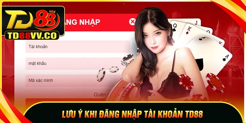 Những lưu ý quan trọng khi đăng nhập TD88